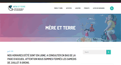 Desktop Screenshot of mere-et-terre.ch