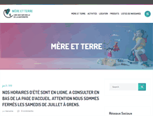 Tablet Screenshot of mere-et-terre.ch